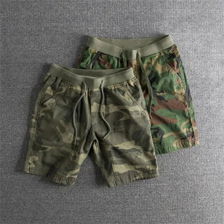 Tactical Camo Shorts – Modern Utility Silhouette | Mason Carter