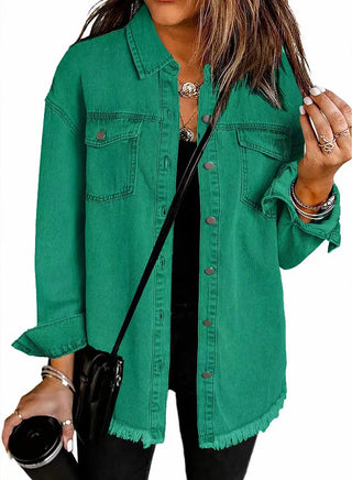 Classic signature denim everyday jacket for women | Katja