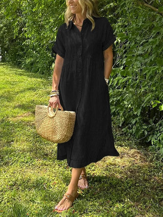 Relaxed elegant everyday maxi dress for women | Ruby