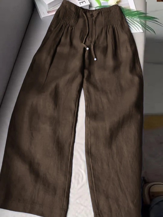 Wide-Leg Tailored Trousers – Refined Relaxed Silhouette | Camille