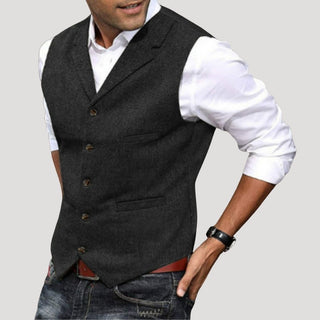 Tailored smart-casual everyday waistcoat for men | Preston