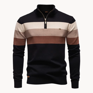 Classic quarter-zip everyday jumper for men | Burk