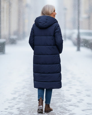 Warm sherpa-lined winter coat for women | Eleanor