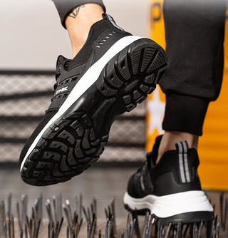 Classic orthopaedic work safety shoes for men