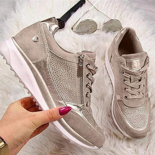 Zip-up orthopaedic everyday trainers for women | Ginette