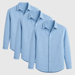 Signature Button-Front Shirt – Refined Timeless Silhouette | Luca