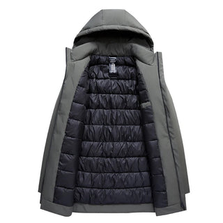 Warm hooded winter parka for men | Mario