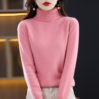 Emmie Cashmere Turtleneck Sweater – Premium Soft Knit with Lightweight Warmth