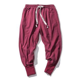 Kezno Drop-Crotch Cotton Blend Pants | LS