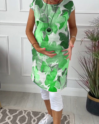 Casual relaxed floral everyday dress for women | Ingrid