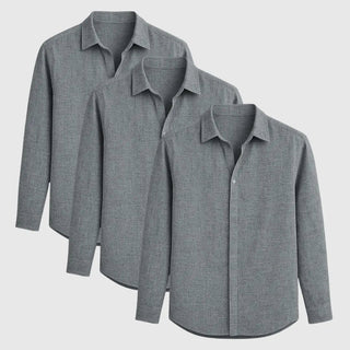 Signature Button-Front Shirt – Refined Timeless Silhouette | Luca