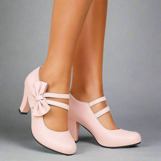 Classic bow-detail elegant heels for women | Bella