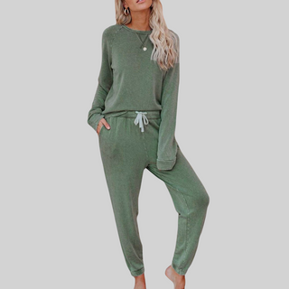 Casual long-sleeve sweatpants co-ord set for women | Jocelyn