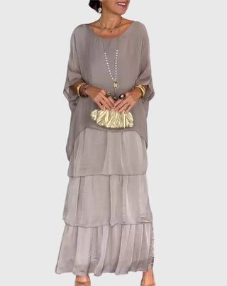 Long flowing elegant dress for women | Clara