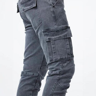 Classic cargo denim everyday jeans for men | Ferran