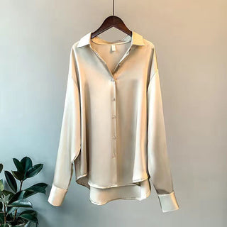 Elegant classic blouse with refined silhouette for women | Andrea