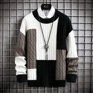 Regal Weave Knit Sweater – Contemporary Relaxed Silhouette | Apollo