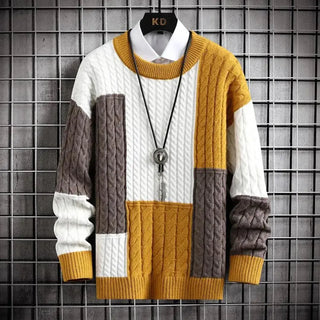 Regal Weave Knit Sweater – Contemporary Relaxed Silhouette | Apollo