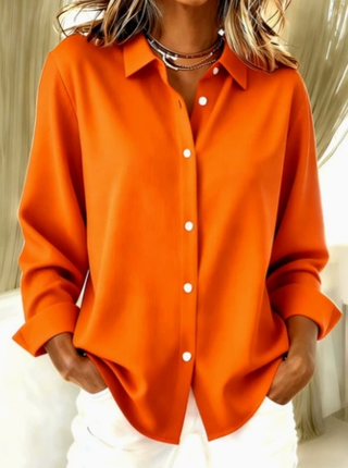 Elegant button everyday blouse for women | Aurelie