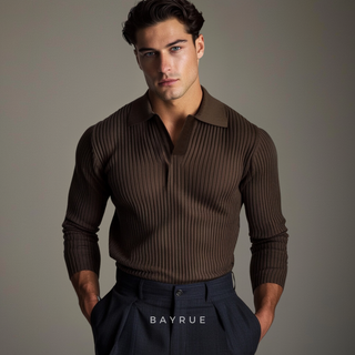 Classic open-collar casual shirt for men | Ashford
