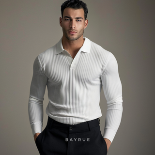 Classic open-collar casual shirt for men | Ashford