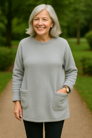Comfort teddy fleece sweater for women | Lucy