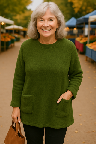 Comfort teddy fleece sweater for women | Lucy