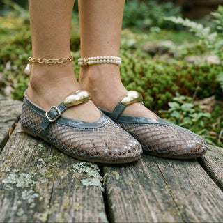 Lightweight breathable mesh ballet flats for women | Mireille -14