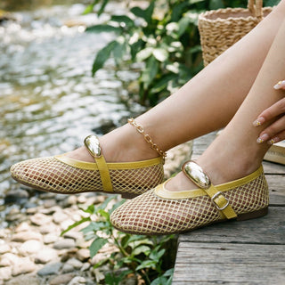 Lightweight breathable mesh ballet flats for women | Mireille -15