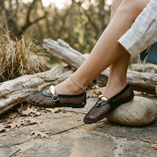 Lightweight breathable mesh ballet flats for women | Mireille -17