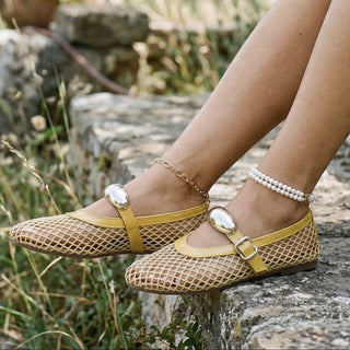Lightweight breathable mesh ballet flats for women | Mireille -2