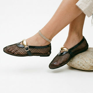 Lightweight breathable mesh ballet flats for women | Mireille -8