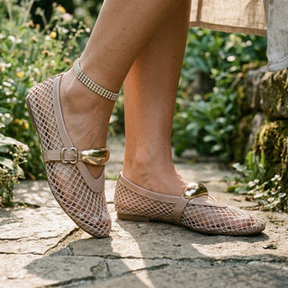 Lightweight breathable mesh ballet flats for women | Mireille -9