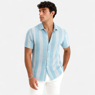 Button-front shirt for warm days for men | Elias