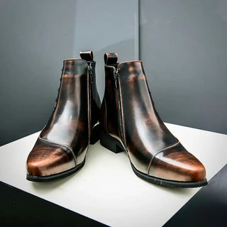 Classic leather everyday dress boots for men | Samuel Thatcher