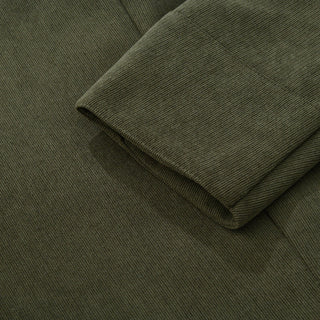 Emerson Corduroy Coat – Slim Fit with Stand Collar