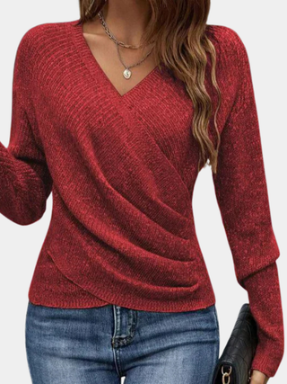 Classic everyday knitted jumper for women | Elena