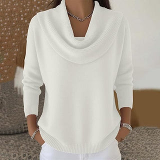 Classic collar knit everyday jumper for women | Eliza