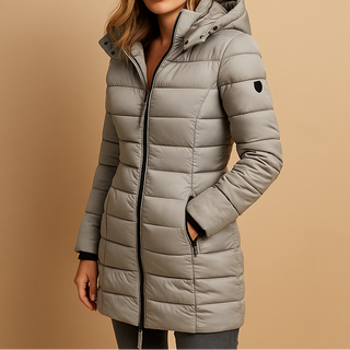 Warm elegant tailored winter coat for women | Elize