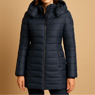 Warm elegant tailored winter coat for women | Elize