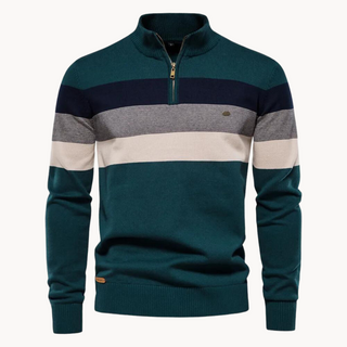 Classic quarter-zip everyday jumper for men | Burk
