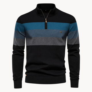 Classic quarter-zip everyday jumper for men | Burk