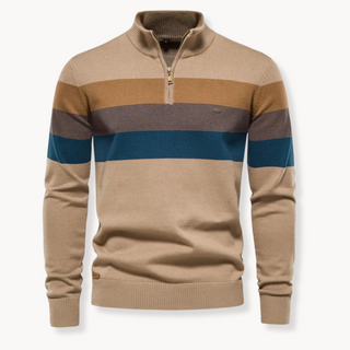Classic quarter-zip everyday jumper for men | Burk