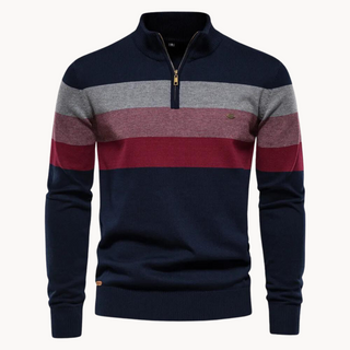 Classic quarter-zip everyday jumper for men | Burk