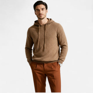 Classic cashmere everyday hoodie for men