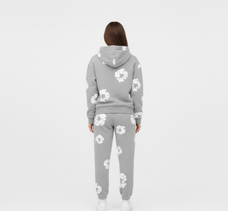 Printed hoodie and jogger set | Valerios