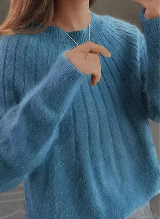 Elegant long-sleeve jumper with refined silhouette for women | Giada