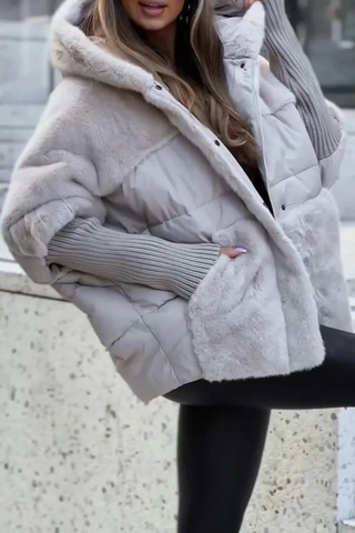 Quilted Hooded Winter Coat | Stylish Longline Design