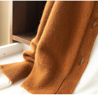 Madison Avenue Button-Up Cashmere Blend Cardigan