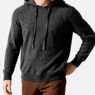 Classic cashmere everyday hoodie for men